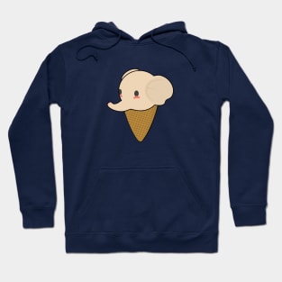 Kawaii ice cream is actually an Elephant Hoodie